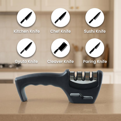 Three stage manual knife sharpener product image 3