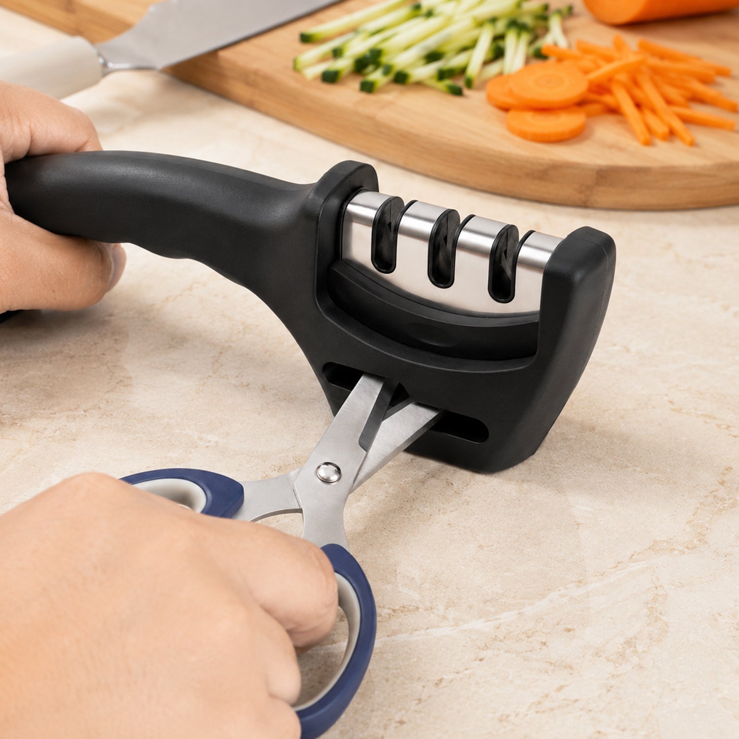Three stage manual knife sharpener product image 8