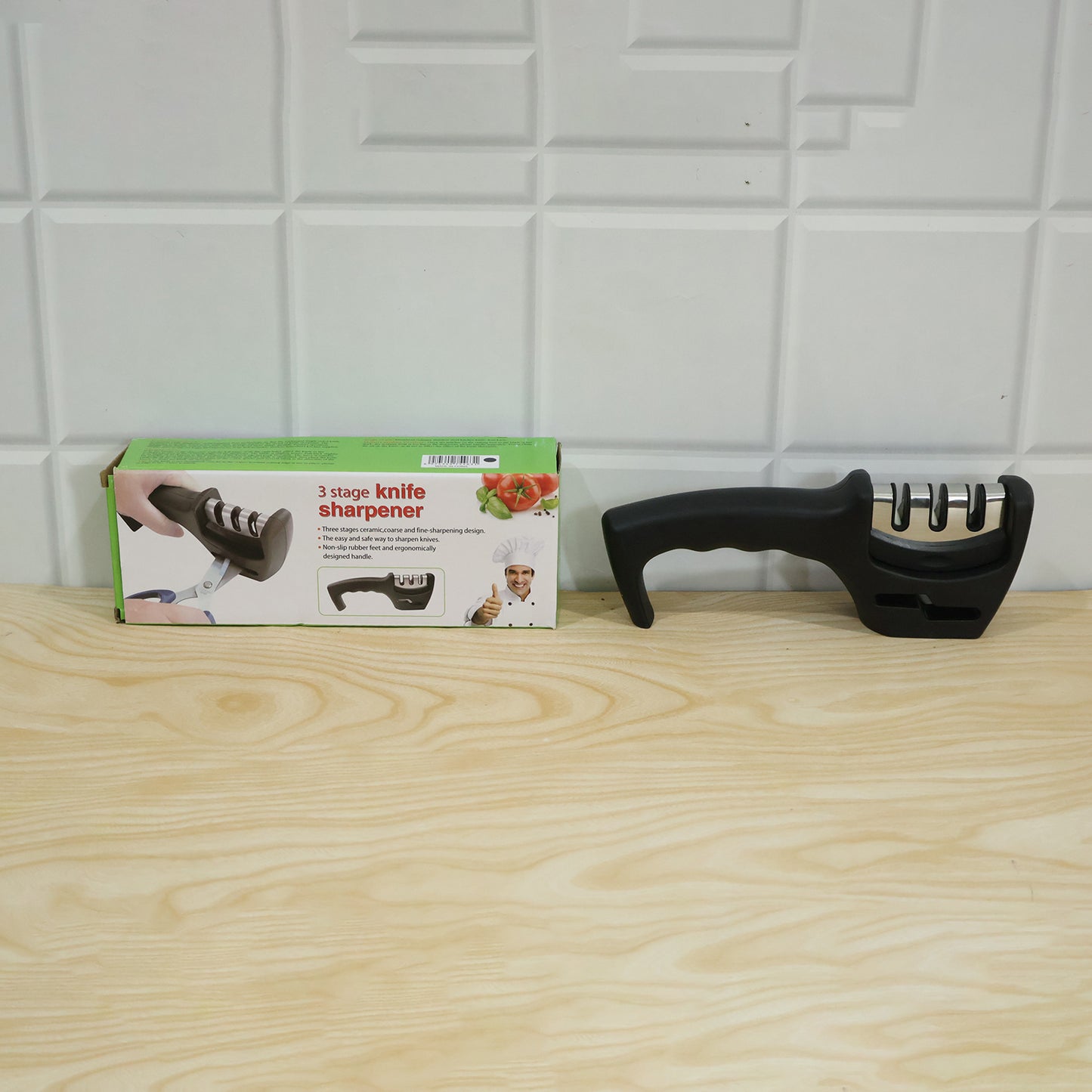 Three stage manual knife sharpener live product image