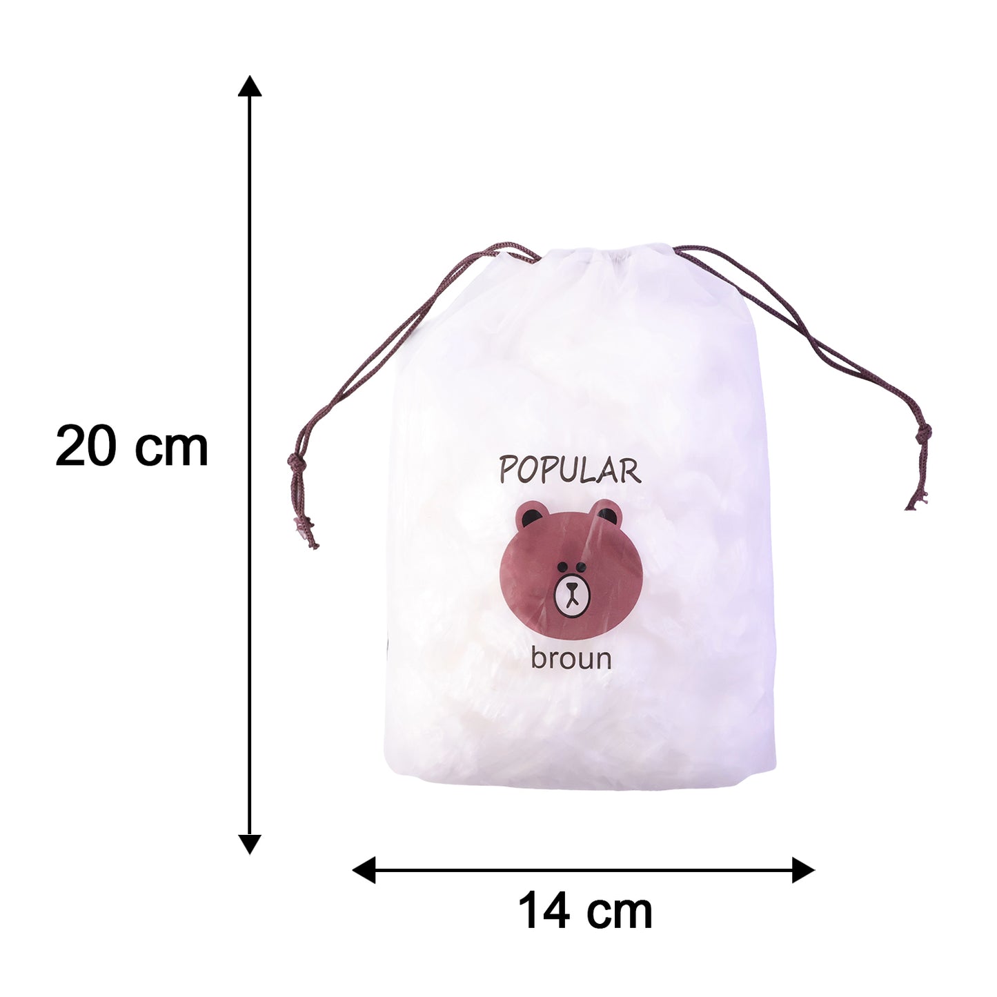 Food wrap bag storage pack size 14 x 20 cm
