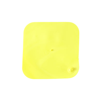 Silicone floor drain cover on white background