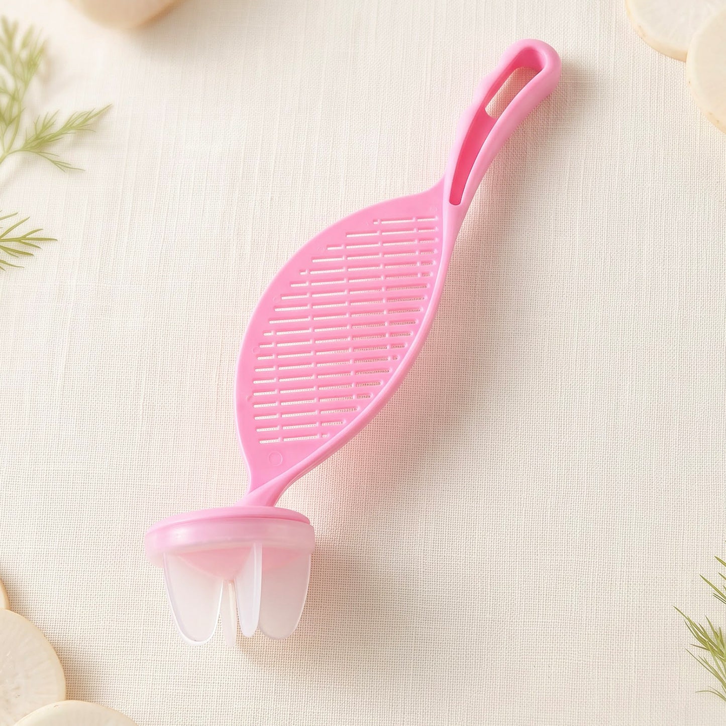 Plastic rice washing kitchen strainer spoon - image 4