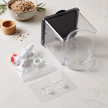 Plastic oil dispenser components