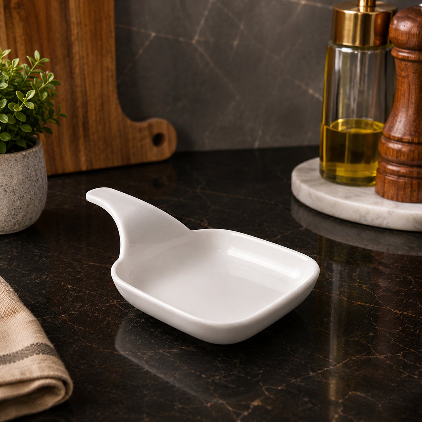 Scoop serving dish usage view