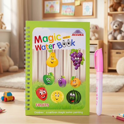 Magic water book with pen