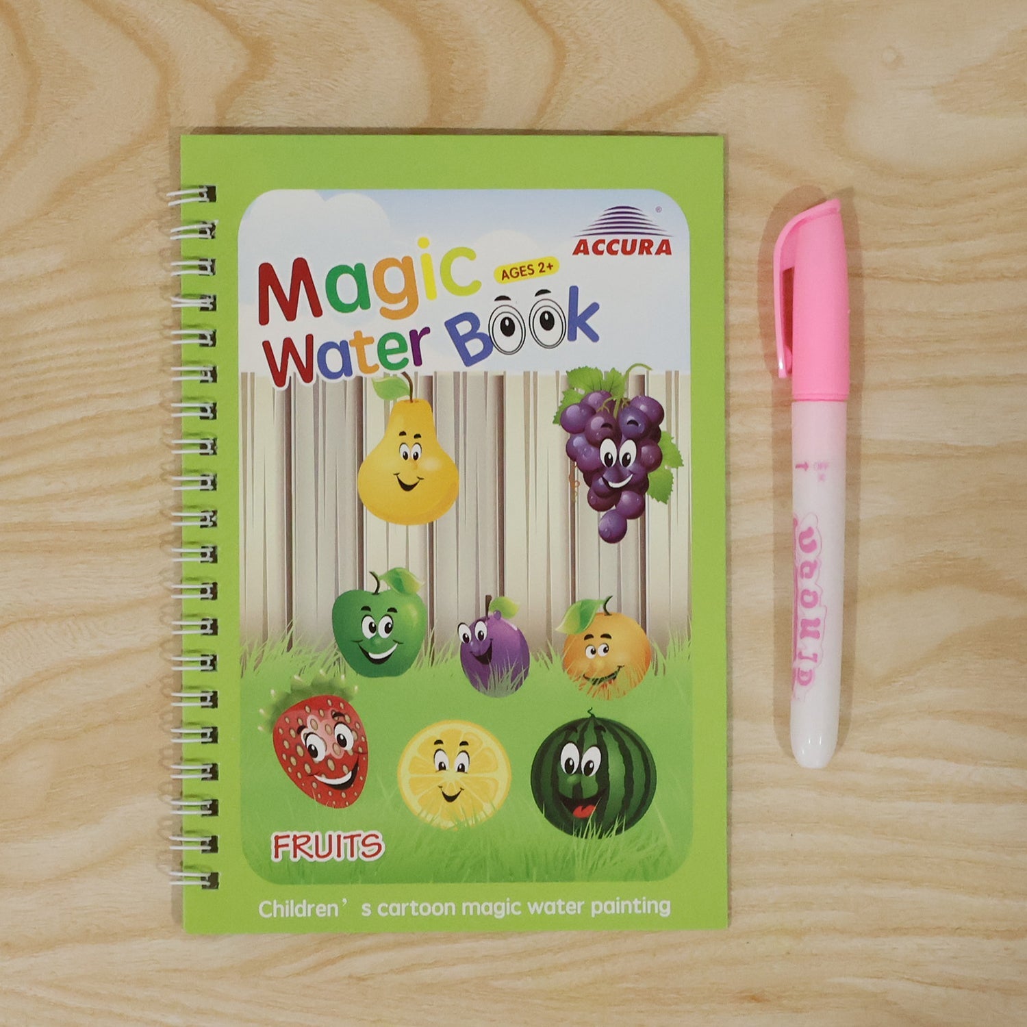 Magic book mess free coloring