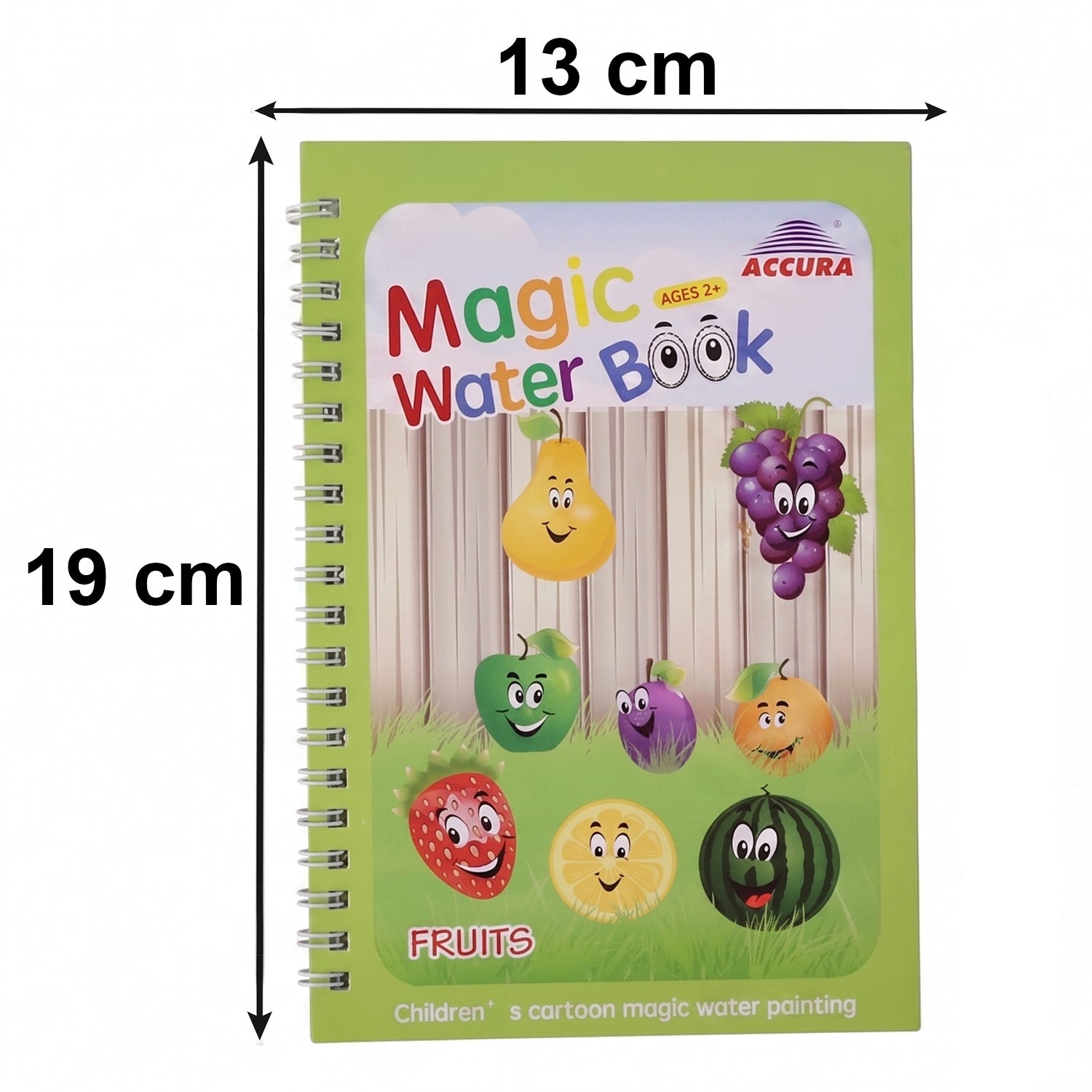 Water book size dimensions