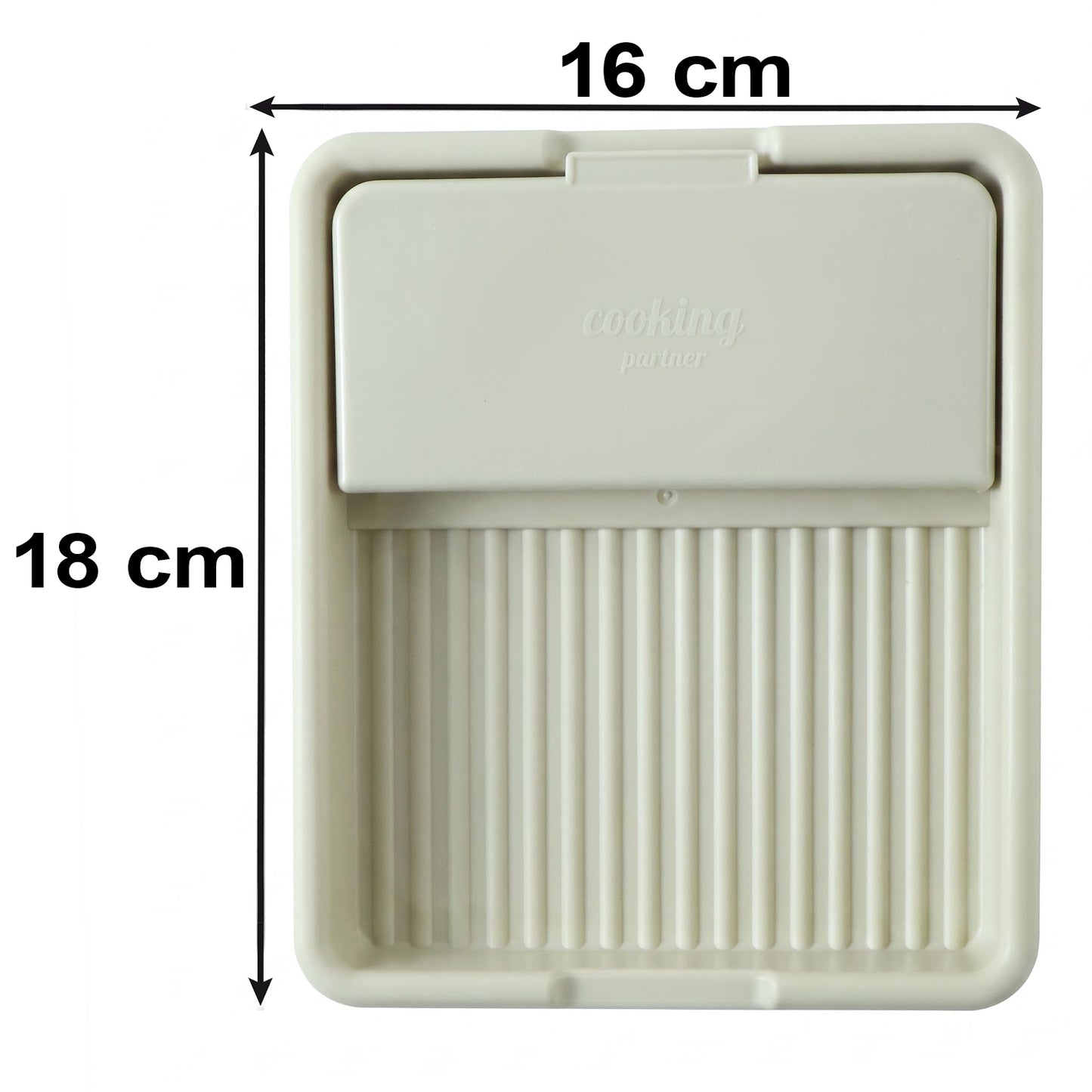 Plastic pot lid and cooking spoon holder - image 6