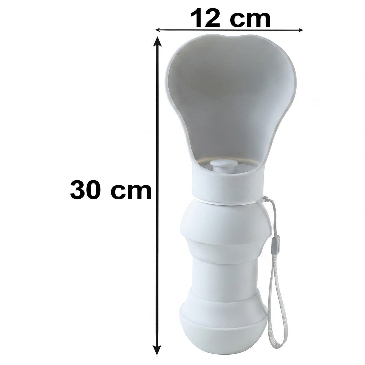 Portable pet feeding bowl dimensions