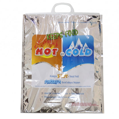Medium insulated food bag on white background