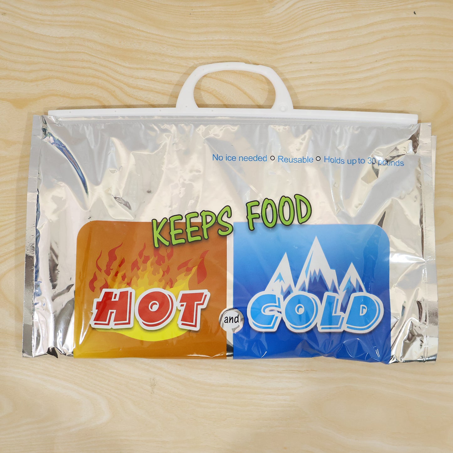 Medium insulated hot and cold food storage bag live photo