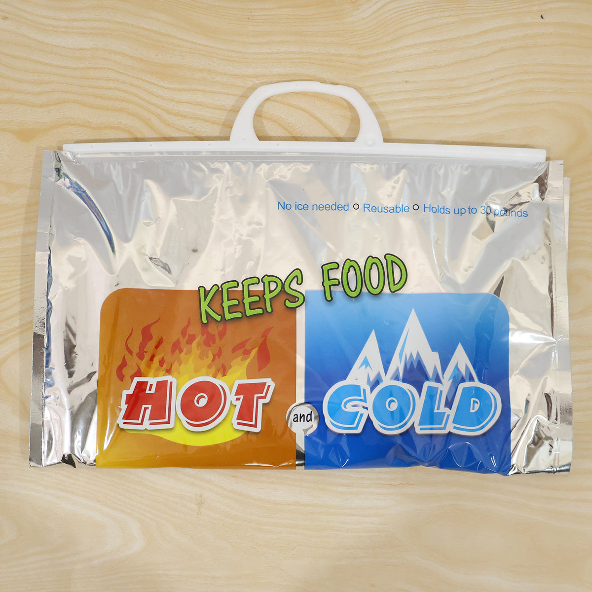 Medium insulated hot and cold food storage bag live photo