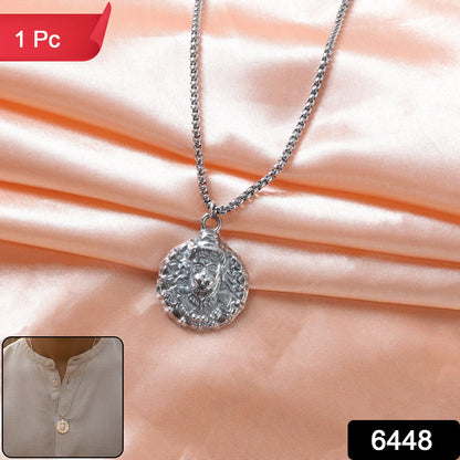 Hanuman faceLocket With Chain, Pendant Necklace Chain (1 Pc)