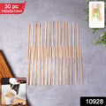 Wooden Coffee Stirrers – Eco-Friendly Smooth Birchwood 30 Pcs