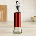 Glass Oil Dispenser – Durable 300ml Bottle with Plastic Cover