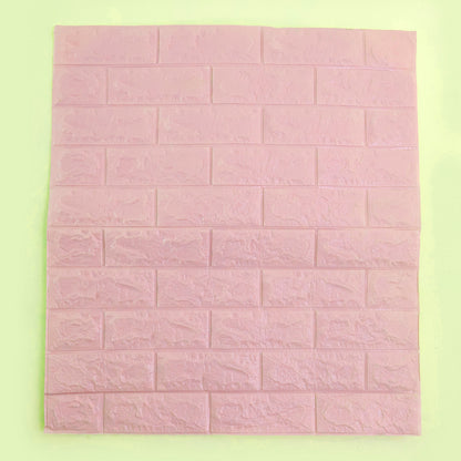 Wallpaper 3D Foam Wallpaper Sticker Panels (70 x 76 Cm / 1 Pc)