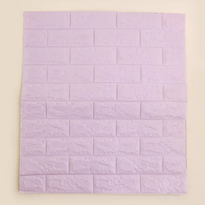 Wallpaper 3D Foam Wallpaper Sticker Panels (70 x 76 Cm / 1 Pc)