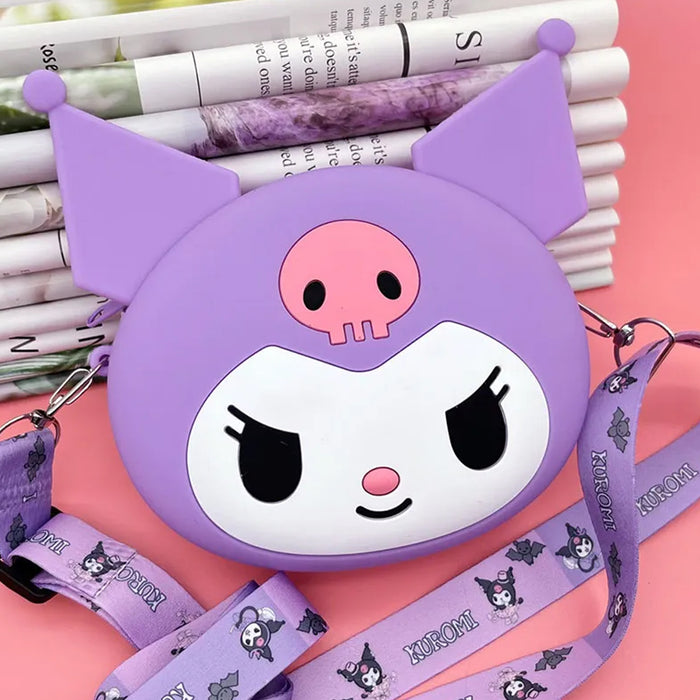 Cute Cartoon Girls' Backpack, Shoulder Bag/ Purse, Portable, Mini Silicone Handbag Girls, Children's Bag/Purse for For Girls Women, Gift Girls Bag Accessories (1 Pc Mix Color )