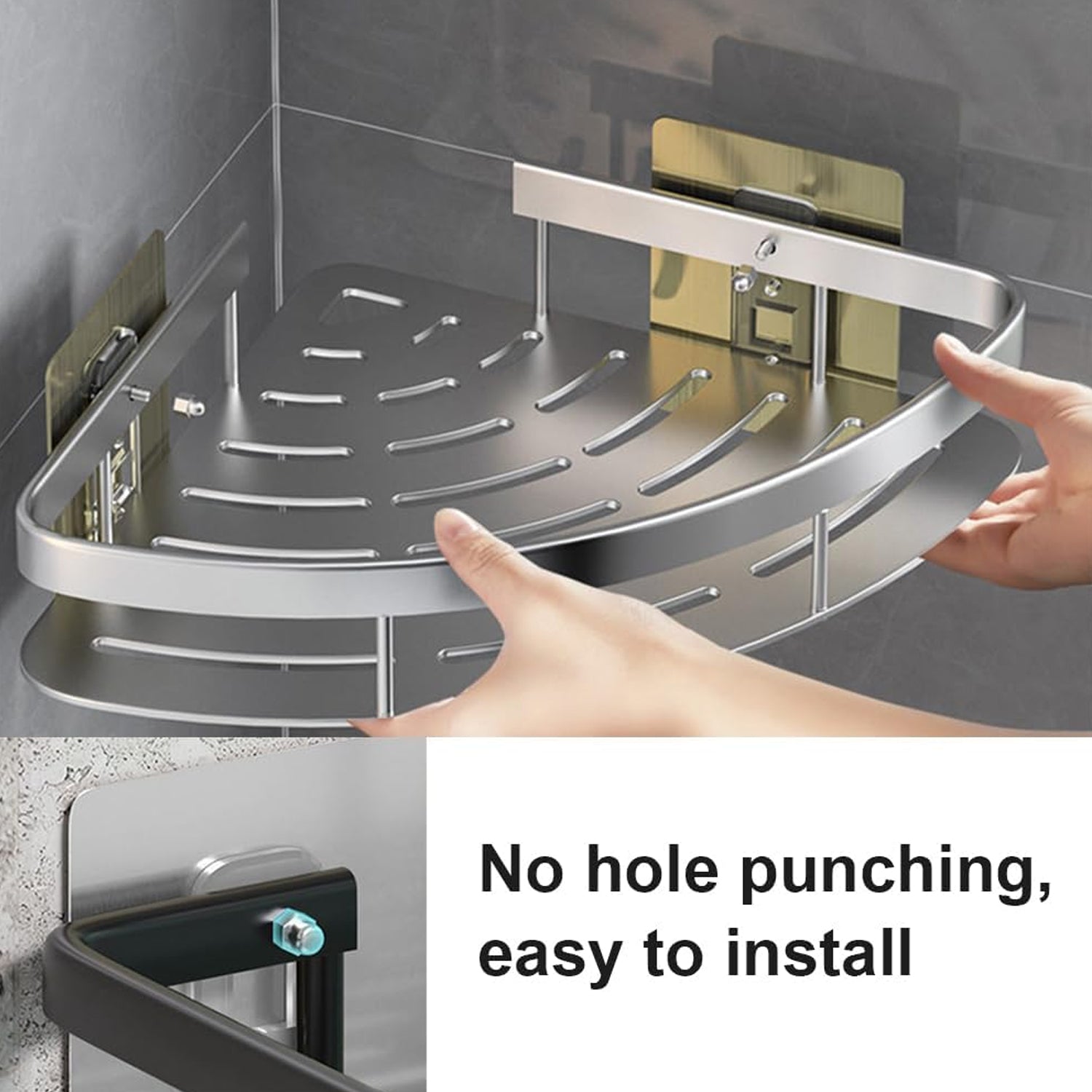 Adhesive hook home storage