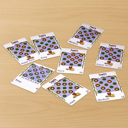 12 Lions by Truzo Toys – Educational Ring-Toss Board Game for Kids | 40 Challenge Cards, Develops Motor Skills & Counting