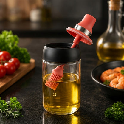 oil dispenser silicone brush detail