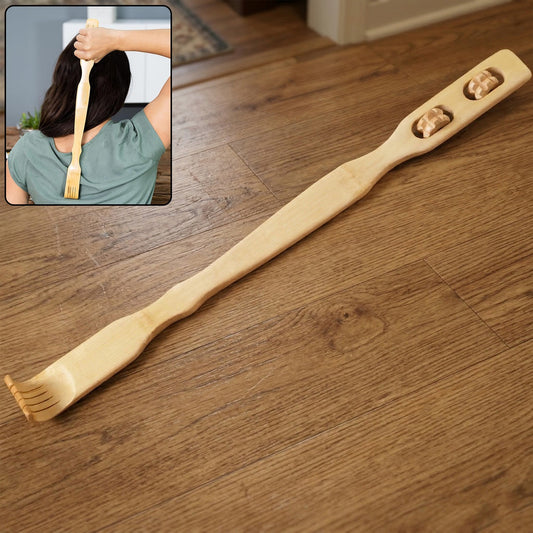 wooden back massager