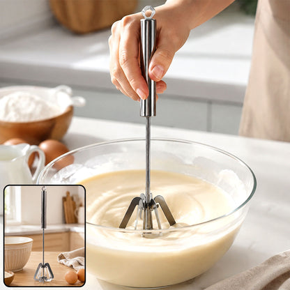 Hand Push Mixer – Stainless Steel Egg Whisk & Blender | Konvex