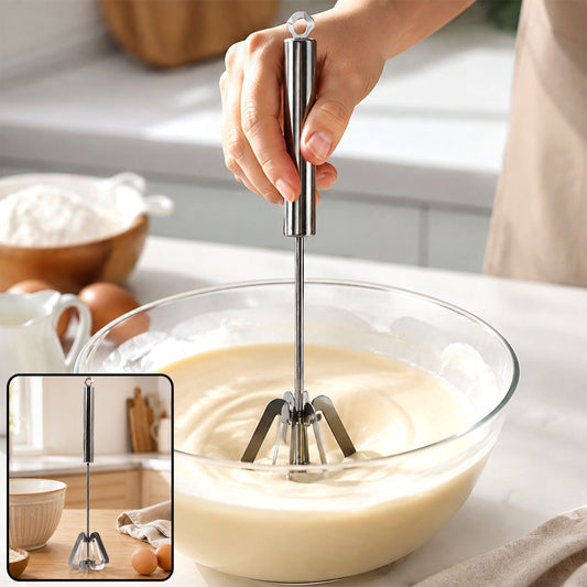 Hand Push Mixer – Stainless Steel Egg Whisk & Blender | Konvex