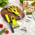 Kitchen Cutting Set – 4-Piece Stainless Steel Multi-Tool Kit