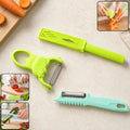 Kitchen Vegetable Peelers – 3 Piece Set with Non-slip Handles