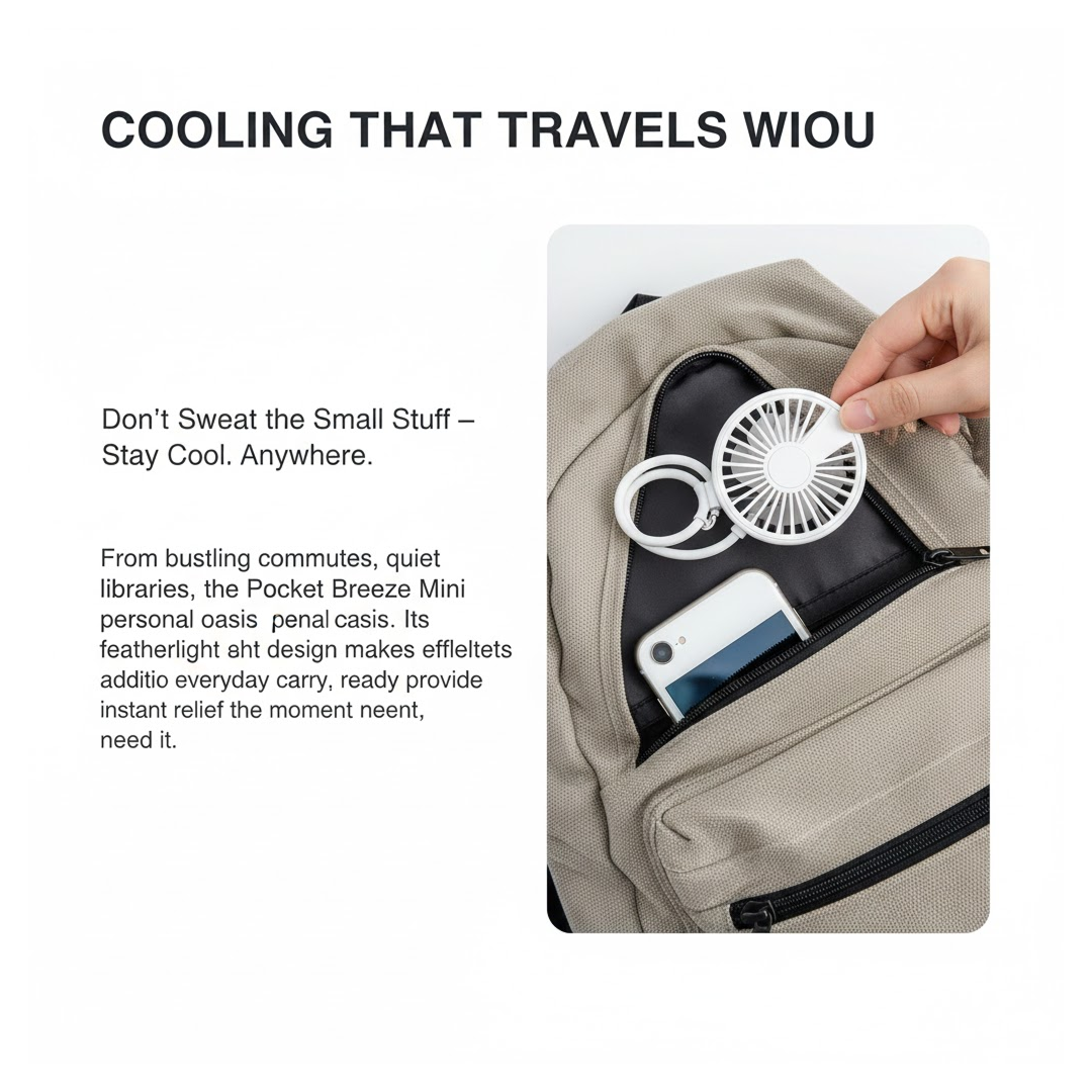 Portable Mini USB Fan, USB Ligh & USB 3 HUB / Port Combo