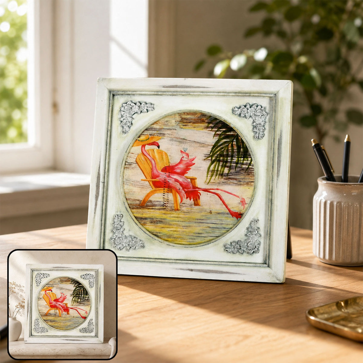 12x12 Inch Photo Frame – Wooden Desktop Display | PaintEdge