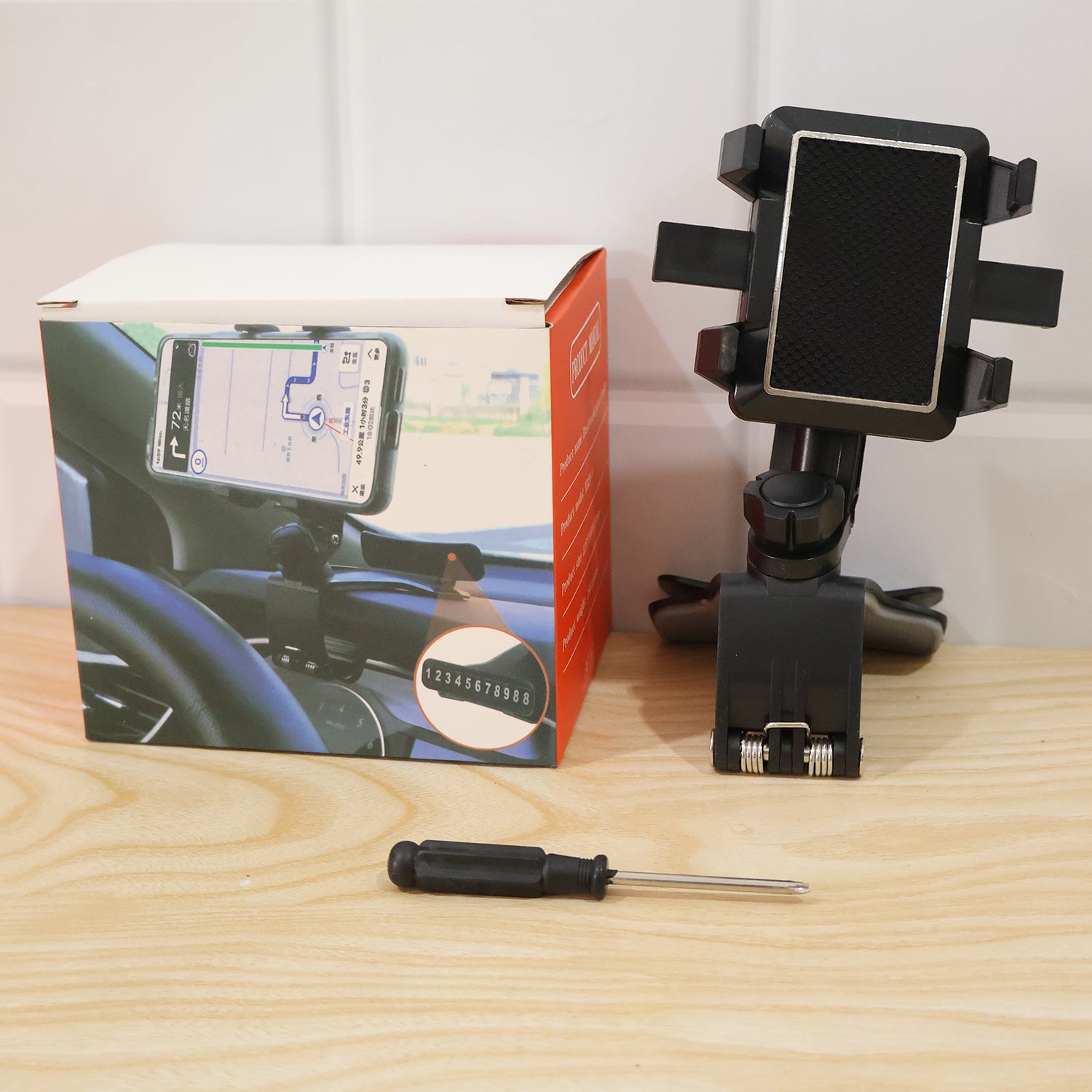 Live product photo with color box packaging