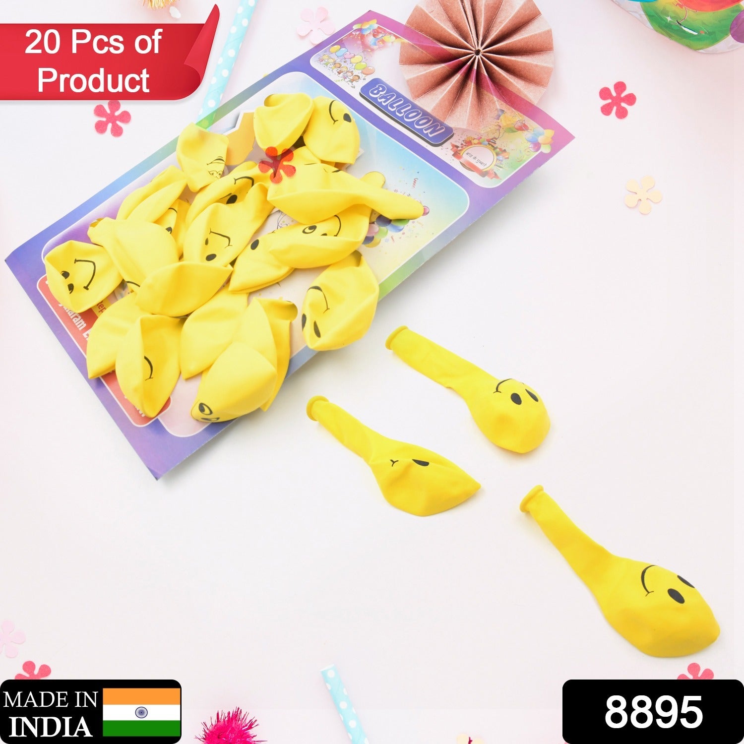 Festive printed balloons