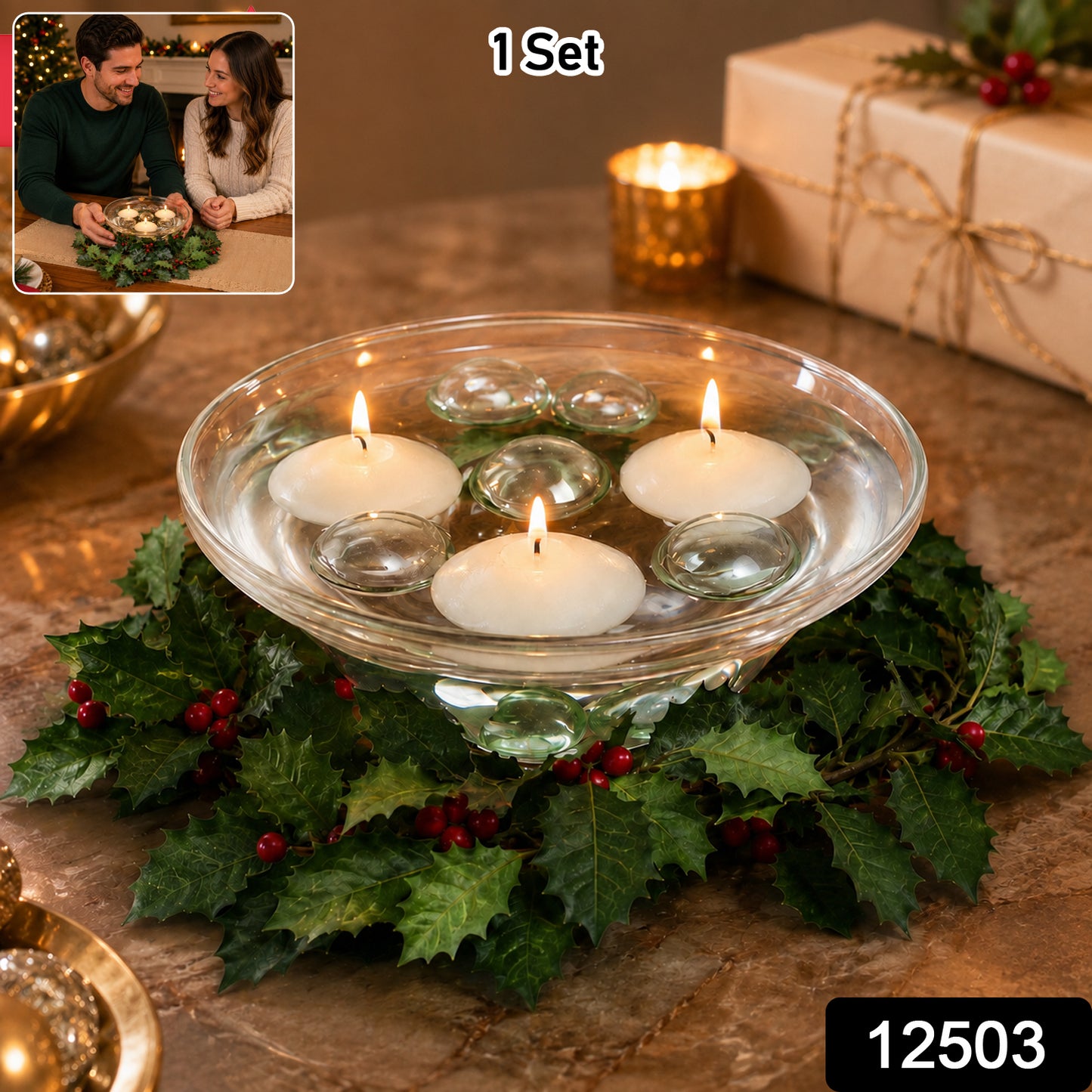 Floating Candle Holder – Romantic Table Decor | Styleva