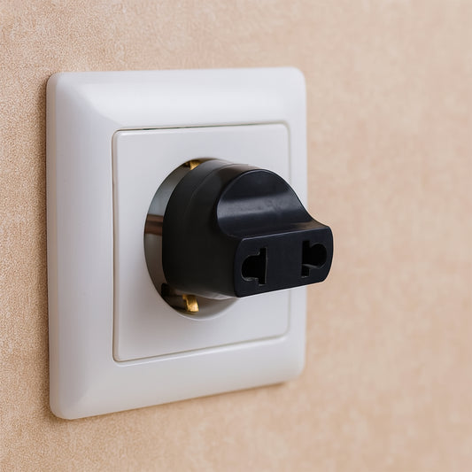 2 पिन 4 एम्प कन्वर्जन इलेक्ट्रिकल कनेक्टर प्लग, 2 पिन प्लग कनवर्टर, प्लग एडाप्टर कलर बॉक्स के साथ (1 पीस)