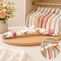 Padded Floral Clothes Hanger – Satin-Cushioned, Non-Slip Support