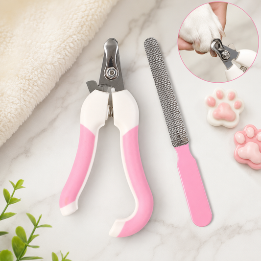 Pet Nail Clipper Set – Safe Stainless Steel Grooming Kit
