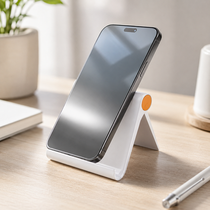 Foldable Mobile Stand – Slim & Portable Desktop Phone Holder