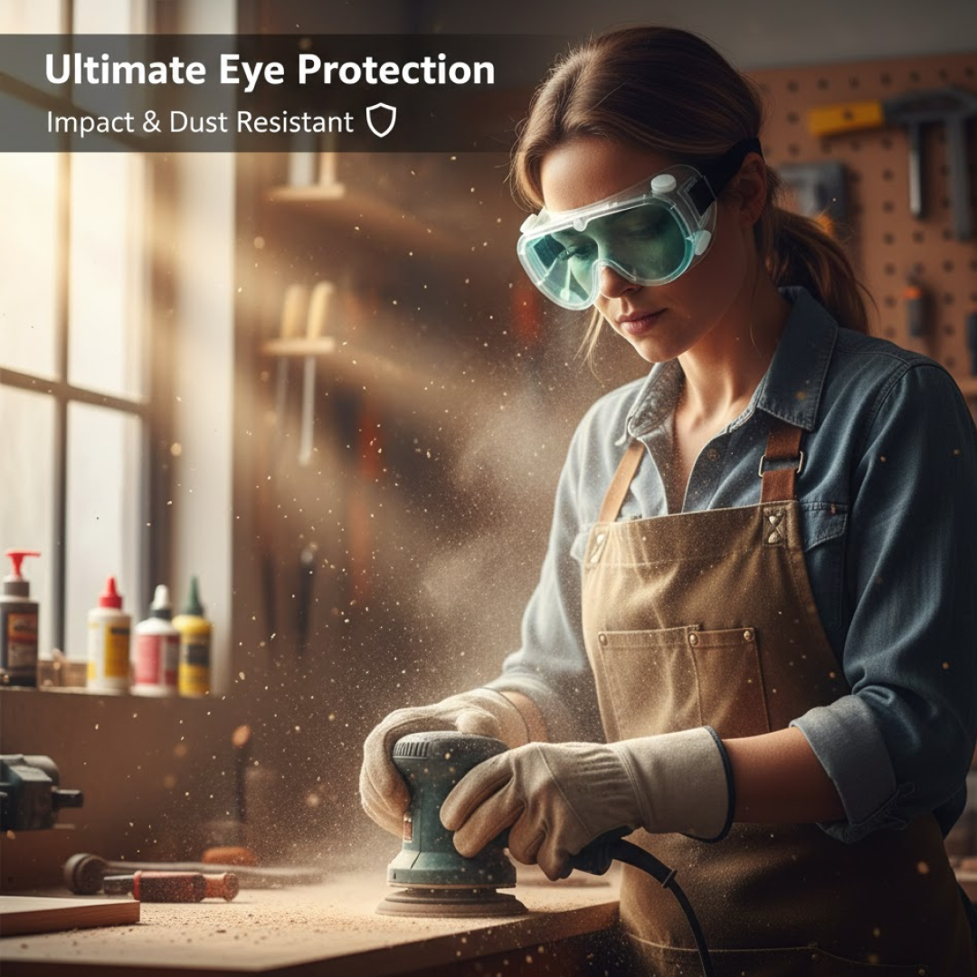 Eye Safety Goggles, Technic Safety Goggles Protection (1 Pc)