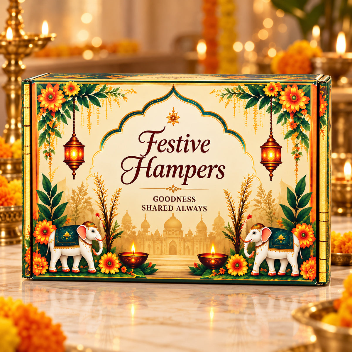 Decorative Festive Gift Box
