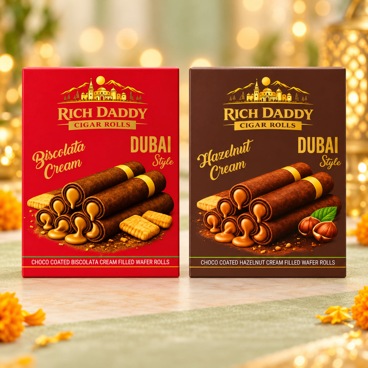 Biscolata + Hazelnut Wafer Rolls