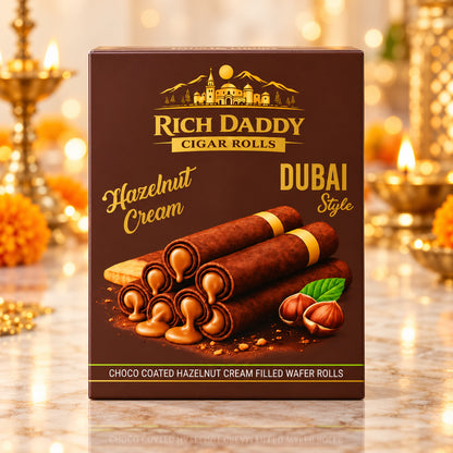 Hazelnut Wafer Rolls