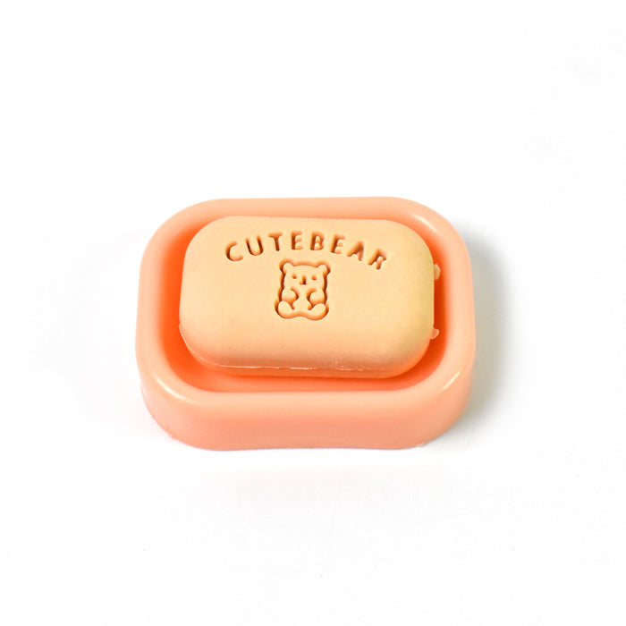 Cute Soap Shaped Erasers With Plastic Case (1 Pc / With Case)