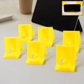 Plastic Mobile Phone Stand – Adjustable Foldable 6-Piece Set