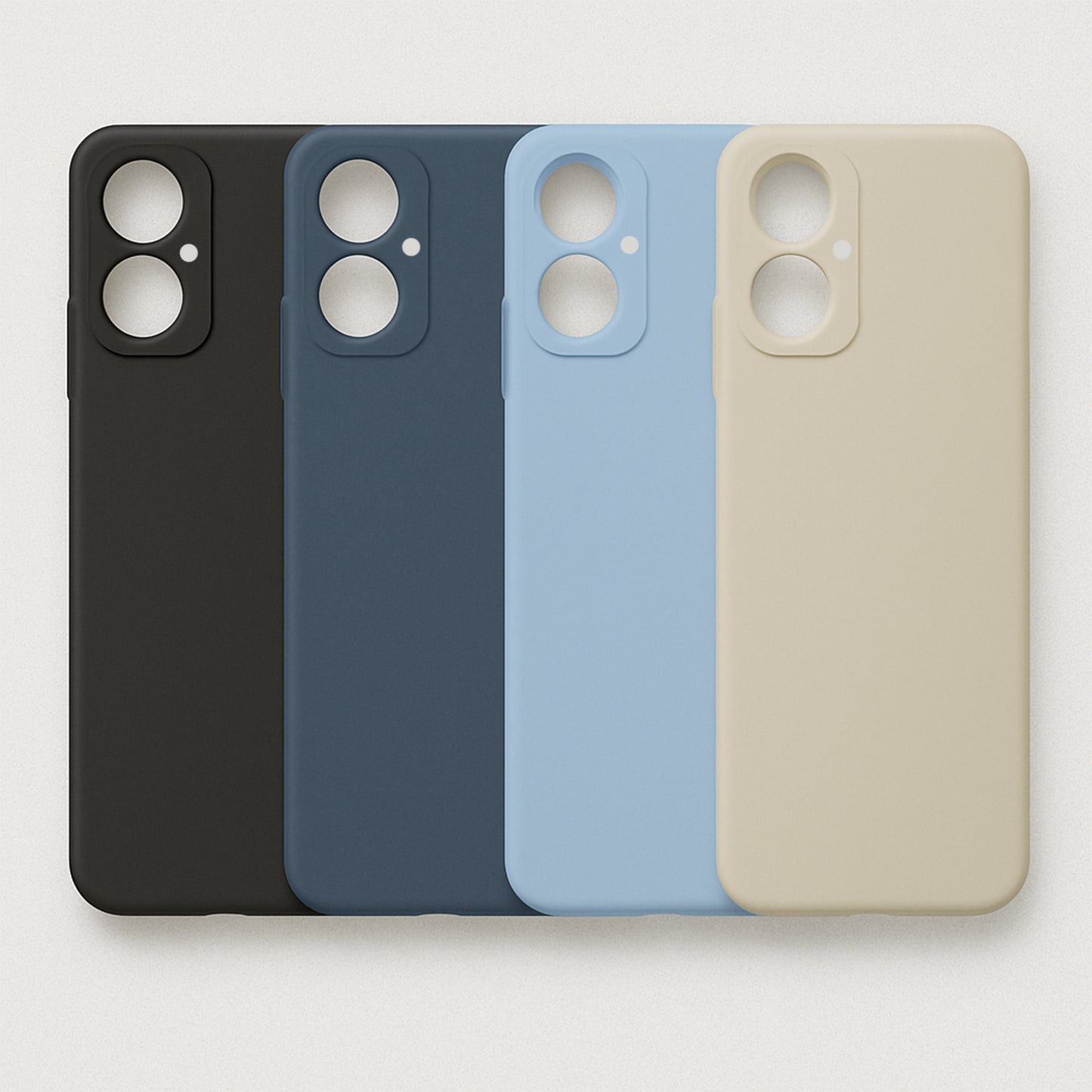 Silicone Covers With Cloth Case For Oppo A18