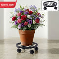Heavy Duty Round Plant Pot Trolley – Effortless Movement for Your Plants
