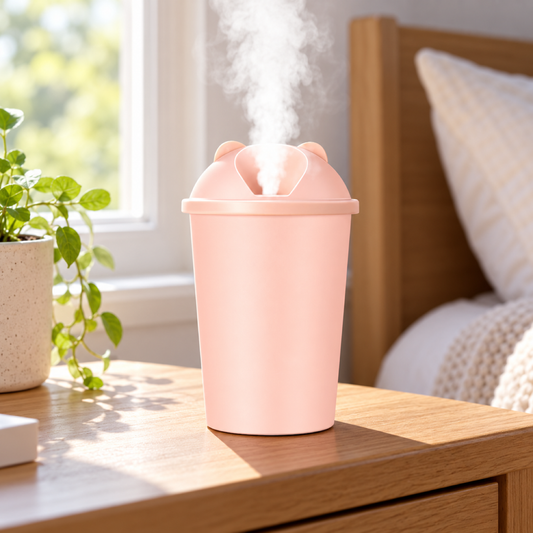 USB Humidifier – Cute Bear LED Air Mist Diffuser for Home | Airvanta