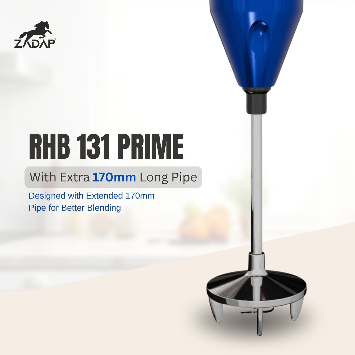 ZADAP RHB-131 250W Hand Blender (Blue)