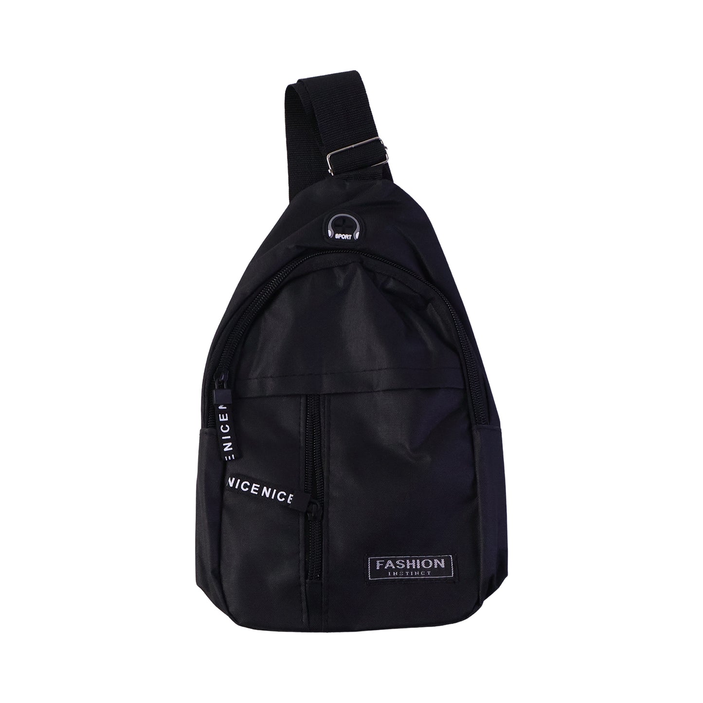 Waterproof Waist Bag – Shoulder Crossbody Bag with USB Charging Slot